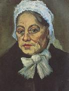 Vincent Van Gogh Head of an Old Woman with White Cap (nn04) oil painting on canvas